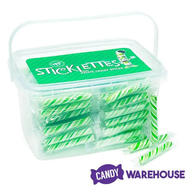 Sticklettes Petite Candy Sticks - Lime: 150-Piece Tub