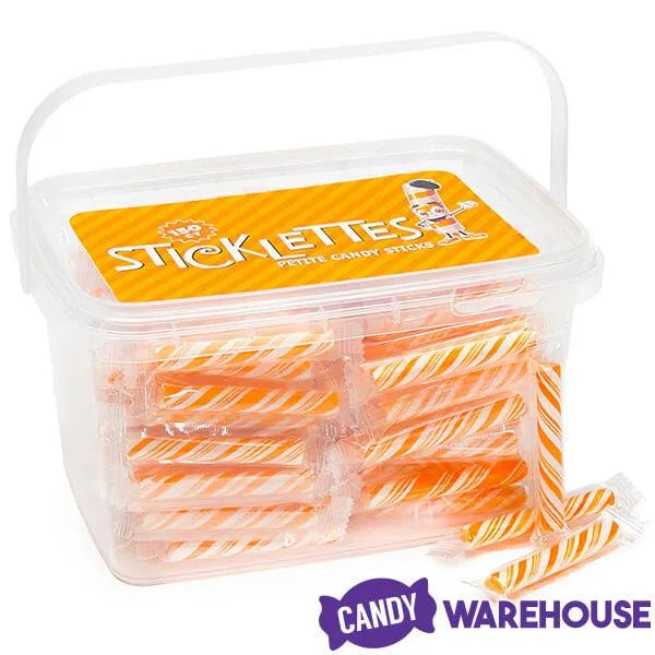 Sticklettes Petite Candy Sticks - Orange: 150-Piece Tub