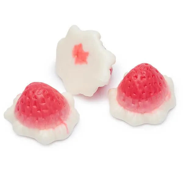 Strawberry & Cream Gummy Domes: 1KG Bag