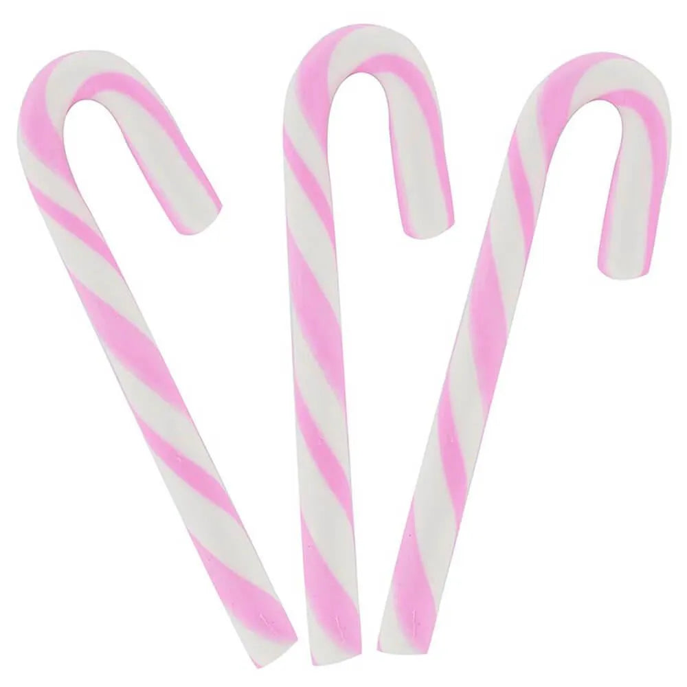 Strawberry Giant Candy Canes: 12-Piece Box