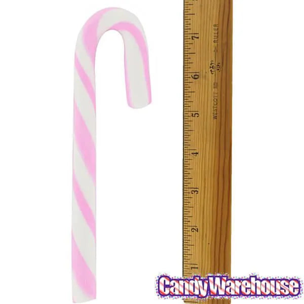 Strawberry Giant Candy Canes: 12-Piece Box