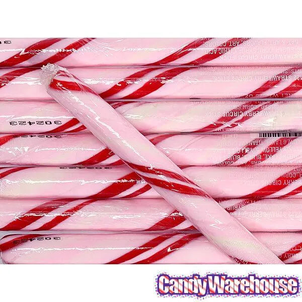 Strawberry Hard Candy Sticks: 100-Piece Box