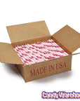 Strawberry Hard Candy Sticks: 100-Piece Box