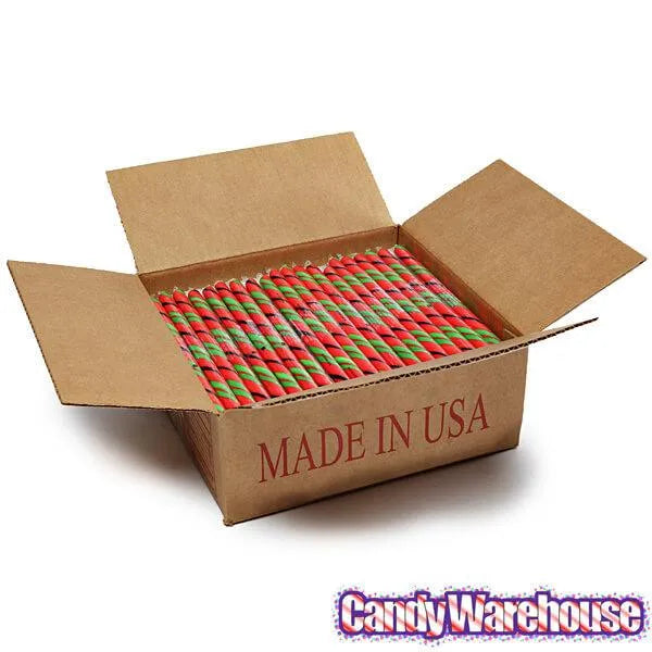 Strawberry Kiwi Hard Candy Sticks: 100-Piece Box