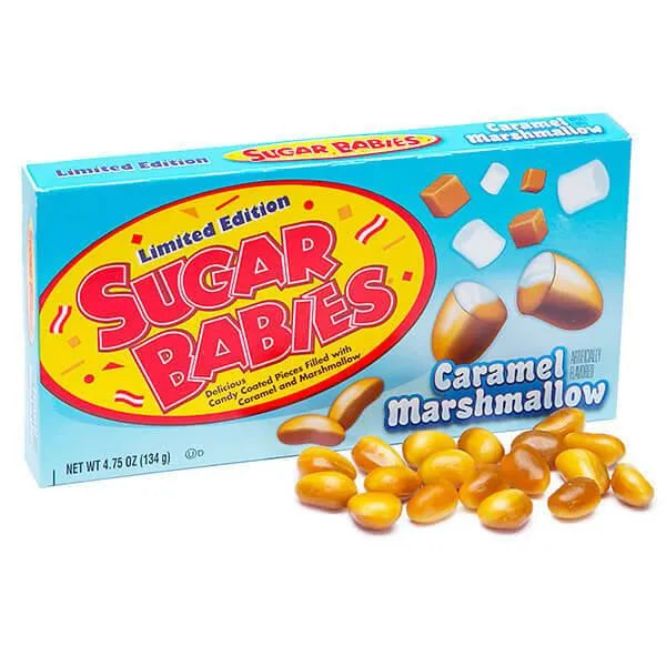 Sugar Babies Caramel Marshmallow Candy 4.75-Ounce Packs: 12-Piece Box