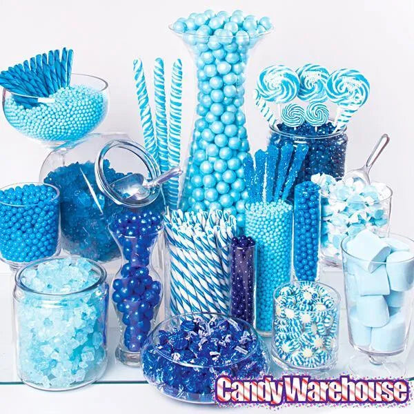 Sugar Candy Beads - Baby Blue: 2LB Bag