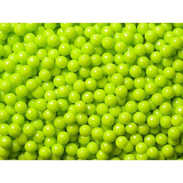 Sugar Candy Beads - Lime Green: 2LB Bag