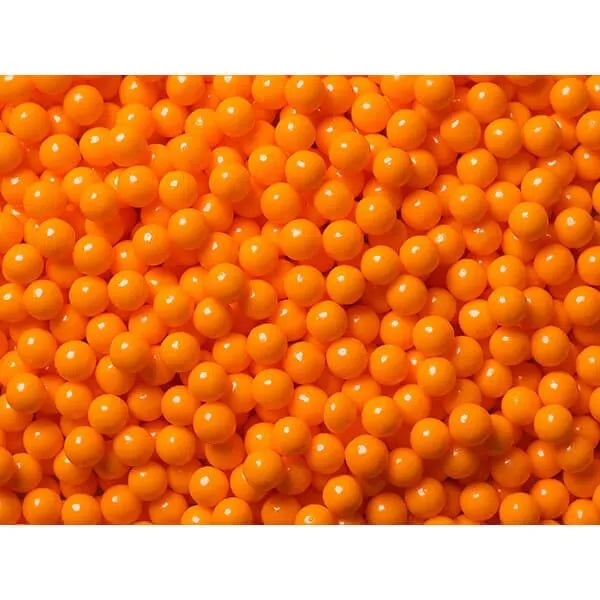 Sugar Candy Beads - Orange: 2LB Bag