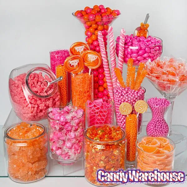 Sugar Candy Beads - Orange: 2LB Bag