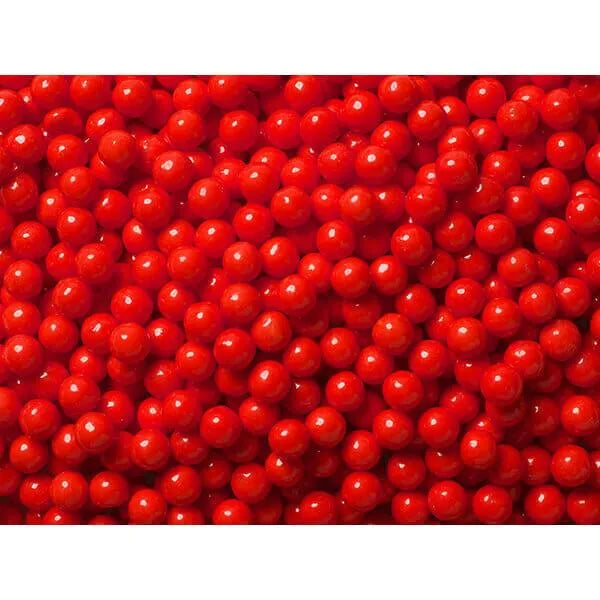 Sugar Candy Beads - Red: 2LB Bag