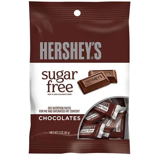 Sugar Free Hershey's Milk Chocolate Miniature Candy Bars: 120-Piece Box