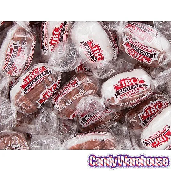 Sugar Free Root Beer Float Barrels Candy: 5LB Bag