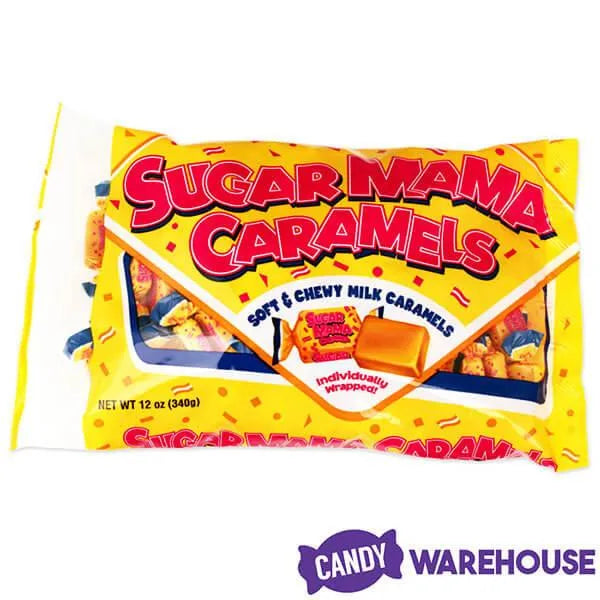 Sugar Mama Caramels Candy: 12-Ounce Bag