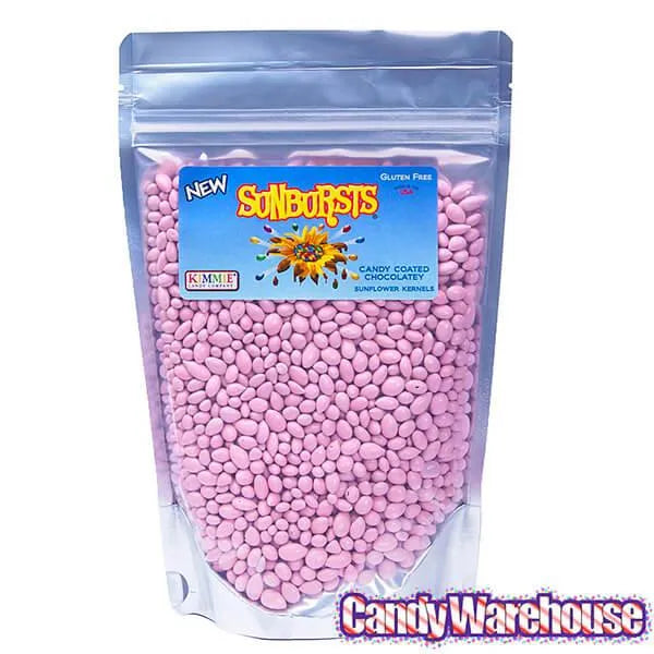 Sunbursts Chocolate Sunflower Seeds - Pink: 1LB Bag