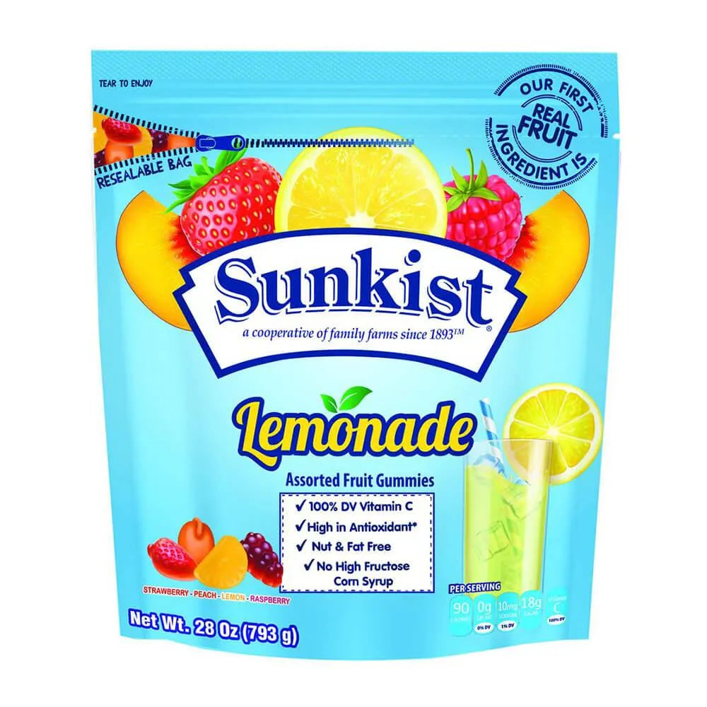 Sunkist® Fruit Gummies - Lemonade: 28-Ounce Bag