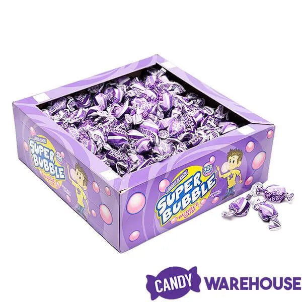 Super Bubble Gum - Grape: 300-Piece Box