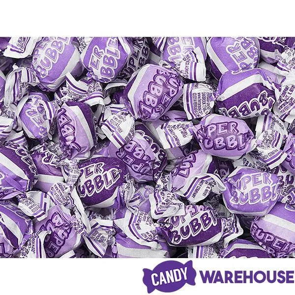 Super Bubble Gum - Grape: 300-Piece Box