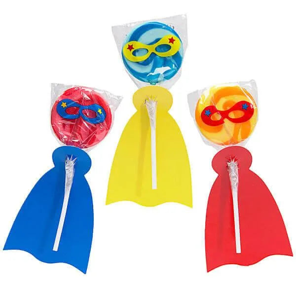 Superhero Lollipops: 12-Piece Box