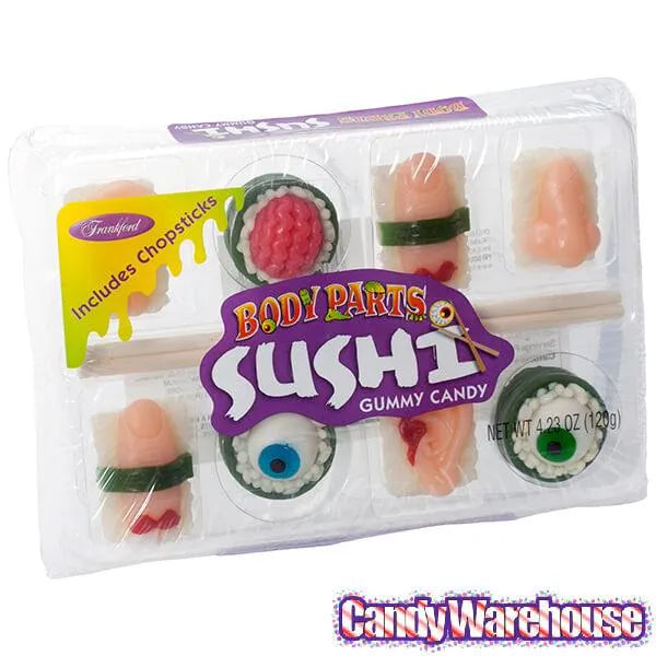 Sushi Body Parts Gummy Candy: 8-Piece Pack