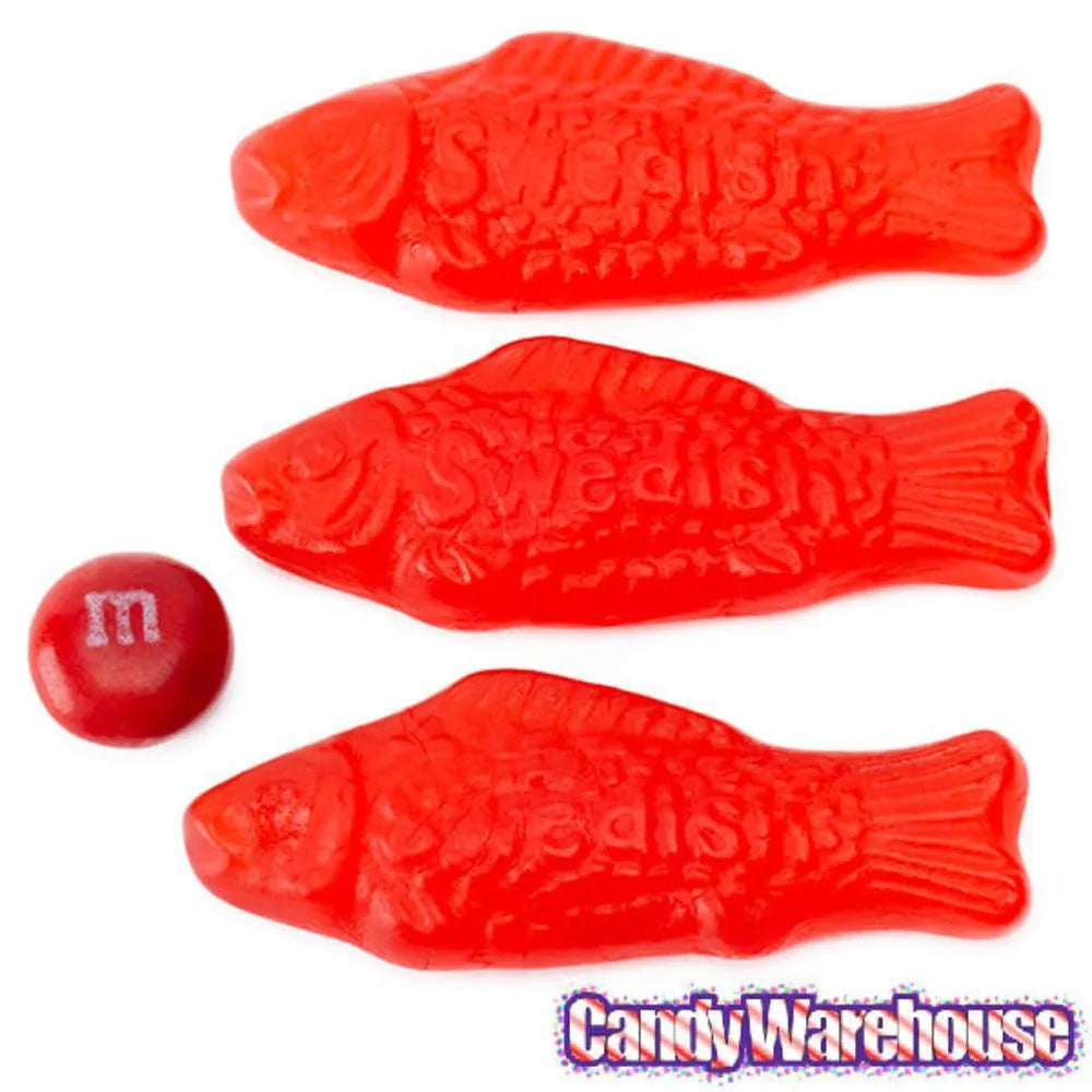 Swedish Fish Candy: 6LB Box