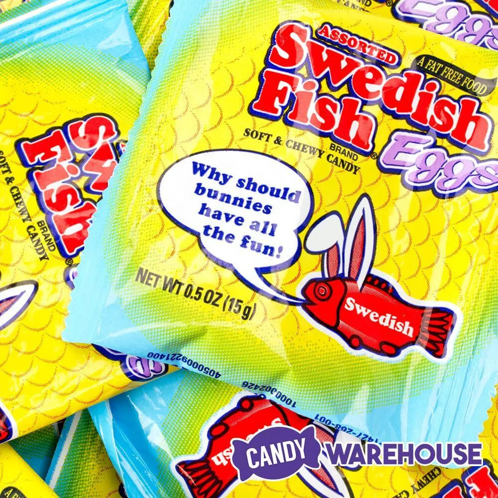 Swedish Fish Eggs Candy Packs: 18-Piece Bag