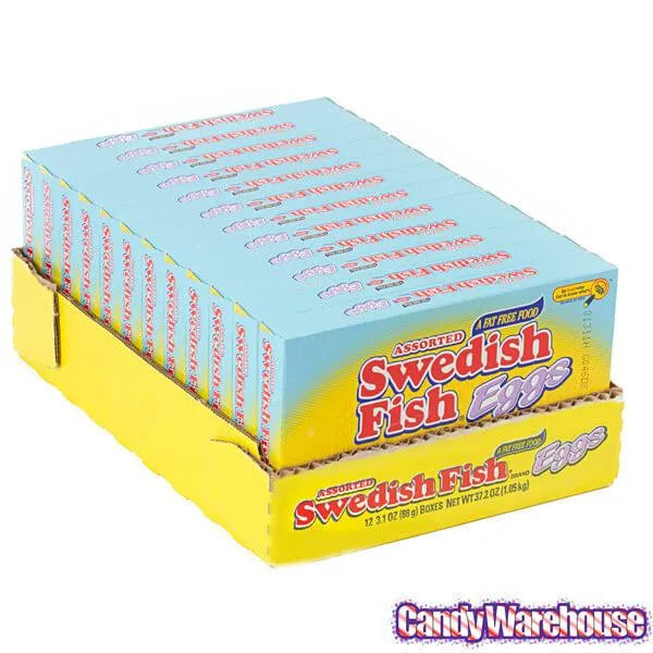 Swedish Fish Eggs Theater Packs: 12-Piece Box