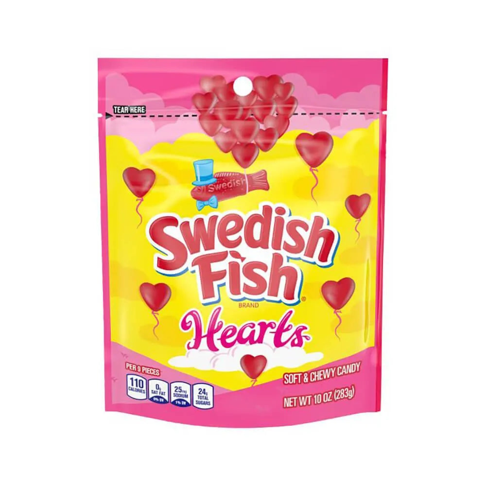 Swedish Fish Hearts Candy: 10-Ounce Bag