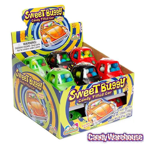 Sweet Buggy Candy Filled Cars: 12-Piece Box