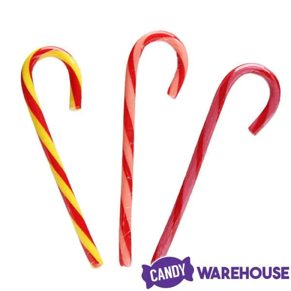 Sweet Nature Candy Canes - Assorted Fruit: 12-Piece Box