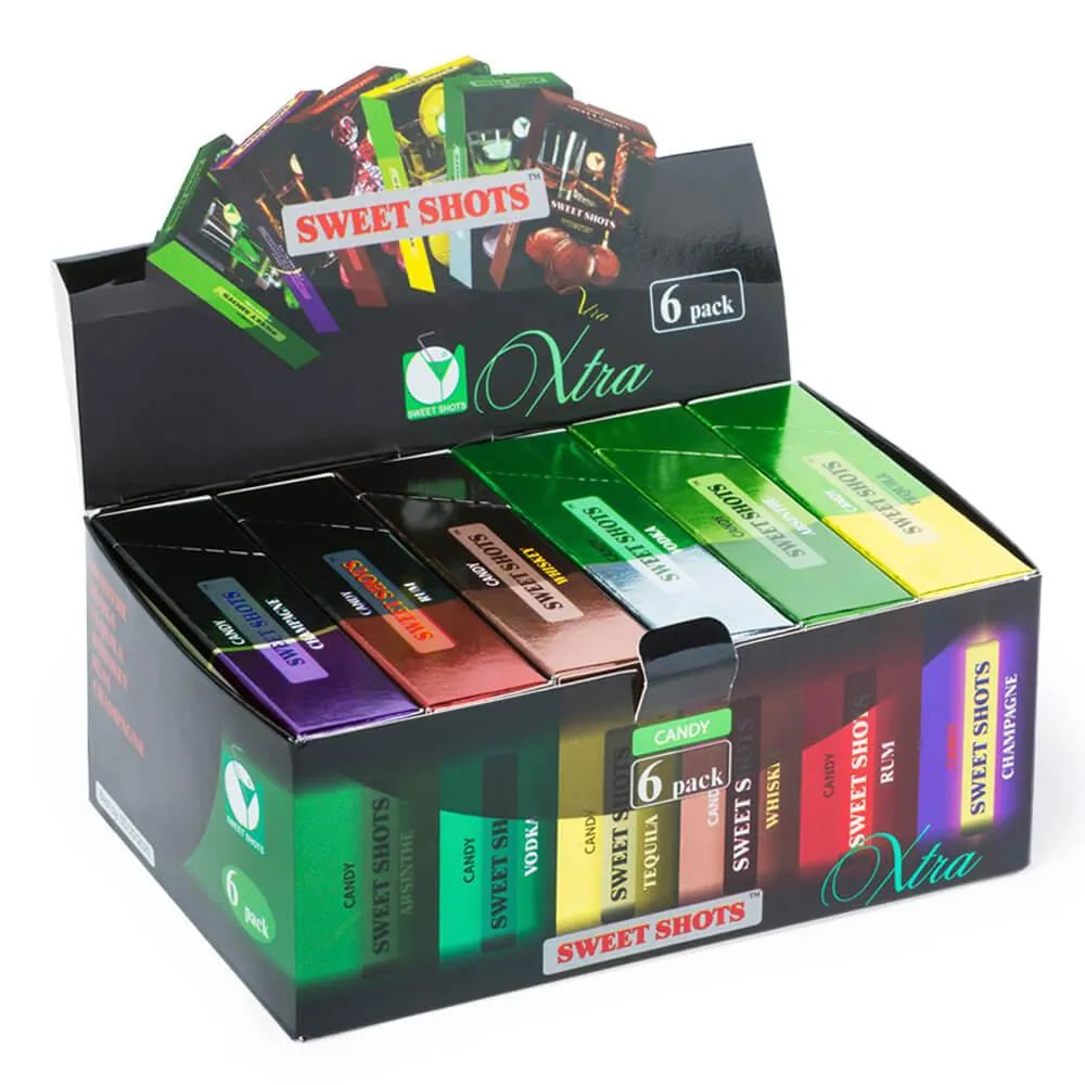 Sweet Shots Hard Candy Packs-6 Piece Gift Box