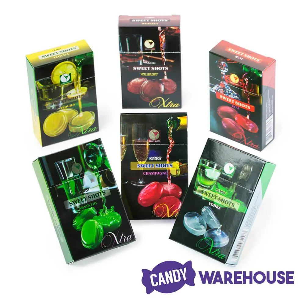 Sweet Shots Hard Candy Packs-6 Piece Gift Box