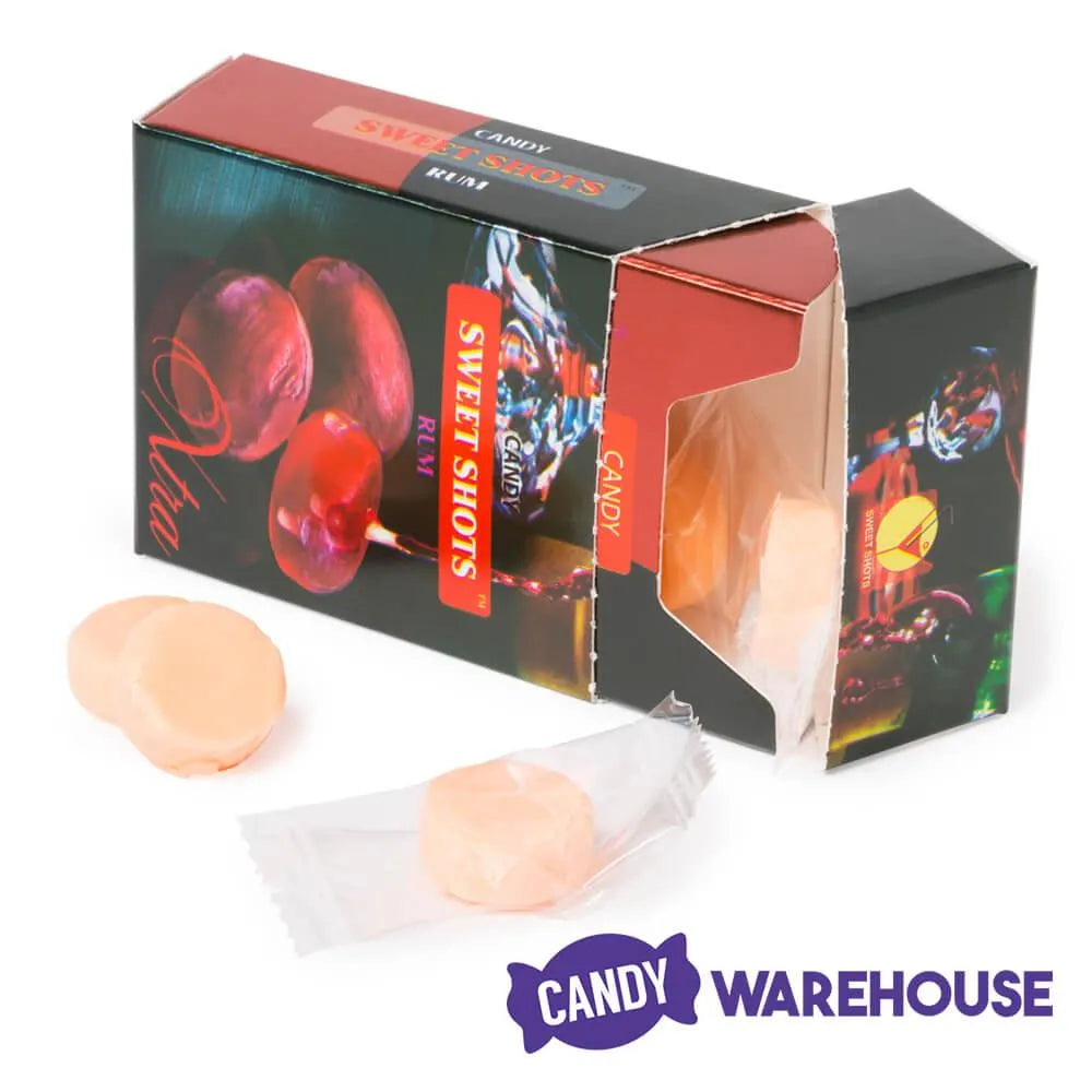 Sweet Shots Rum Hard Candy - 7-Piece Box