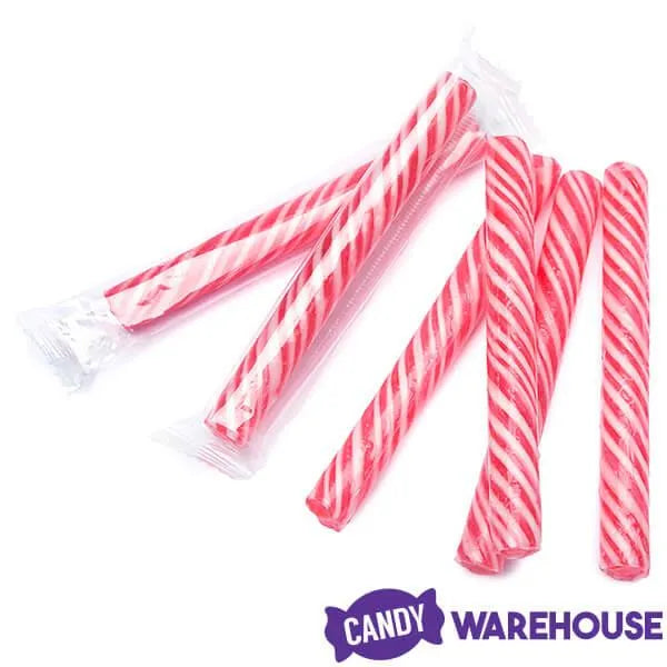 Sweet Spindles Mini Hard Candy Sticks - Cherry: 50-Piece Jar