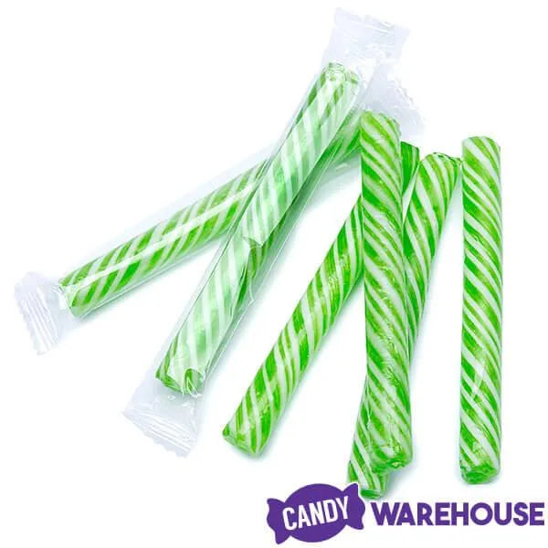 Sweet Spindles Mini Hard Candy Sticks - Lime: 50-Piece Jar