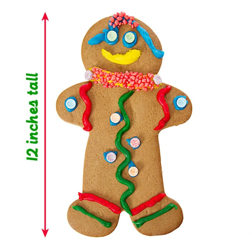 SweeTarts and Nerds Candy Giant Gingerbread Man Gift Box