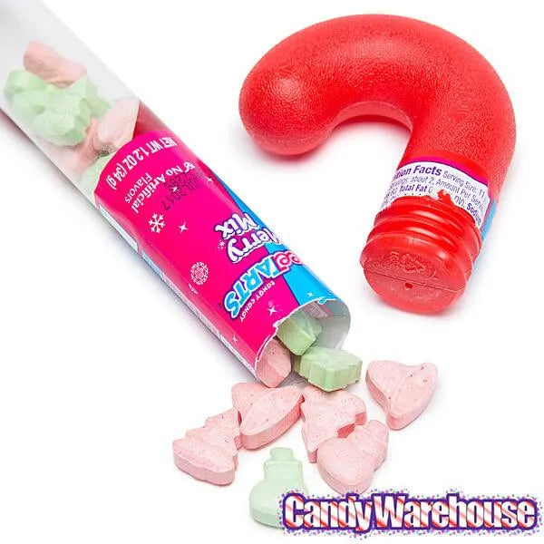 SweeTarts Candy Filled Plastic Candy Cane Tubes: 24-Piece Box