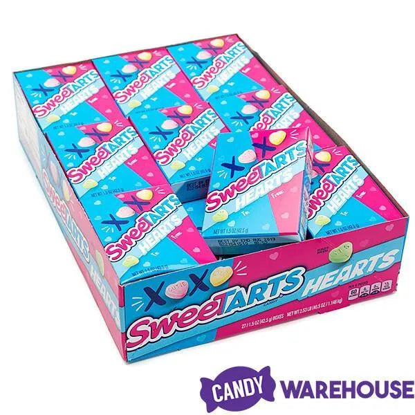 SweeTarts Candy Hearts 1.5-Ounce Packs: 27-Piece Box