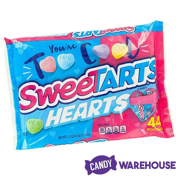 SweeTarts Candy Hearts Snack Packs: 44-Piece Bag