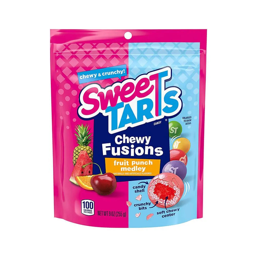 SweeTarts Chewy Fusions Candy: 9-Ounce Bag