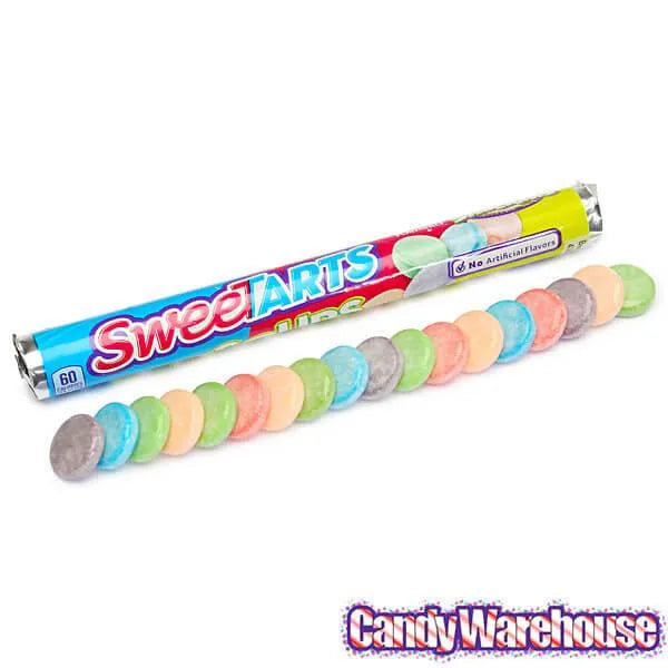 SweeTarts Chewy Sours Candy Rolls: 24-Piece Box