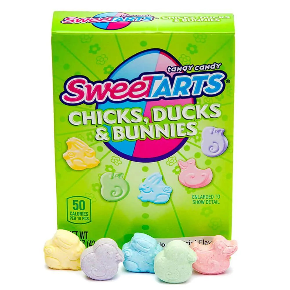 SweeTarts Chicks - Ducks - Bunnies Candy 1.5-Ounce Packs: 27-Piece Box