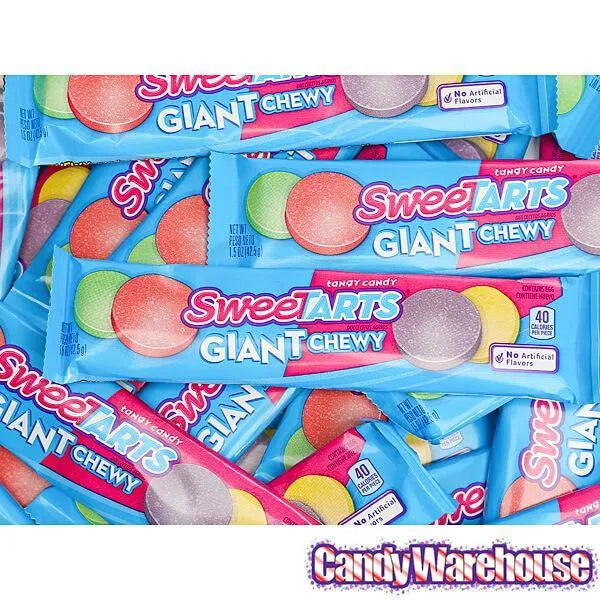 SweeTarts Giant Chewy Candy 4-Packs: 36-Piece Box