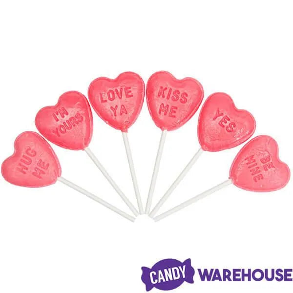 SweeTarts Heart Lollipops: 30-Piece Bag