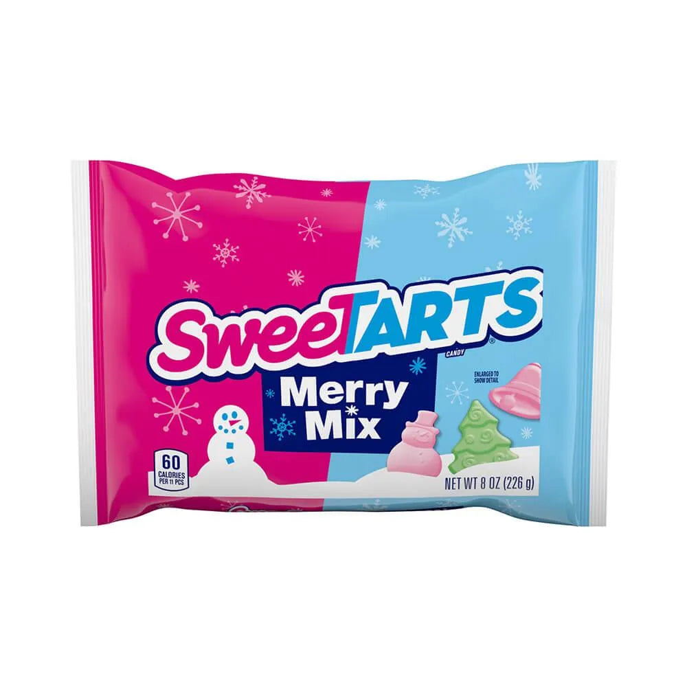 SweeTarts Merry Mix Candy: 8-Ounce Bag