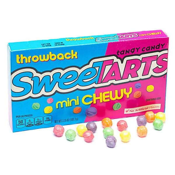 SweeTarts Mini Chewy Candy 3.75-Ounce Packs: 12-Piece Box