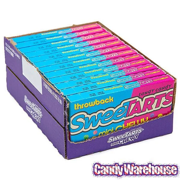 SweeTarts Mini Chewy Candy 3.75-Ounce Packs: 12-Piece Box