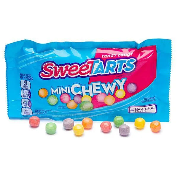 SweeTarts Mini Chewy Candy Packs: 24-Piece Box