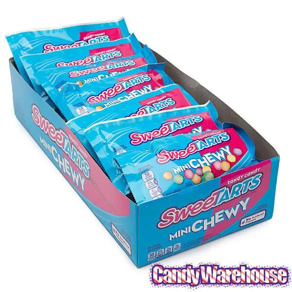 SweeTarts Mini Chewy Candy Packs: 24-Piece Box