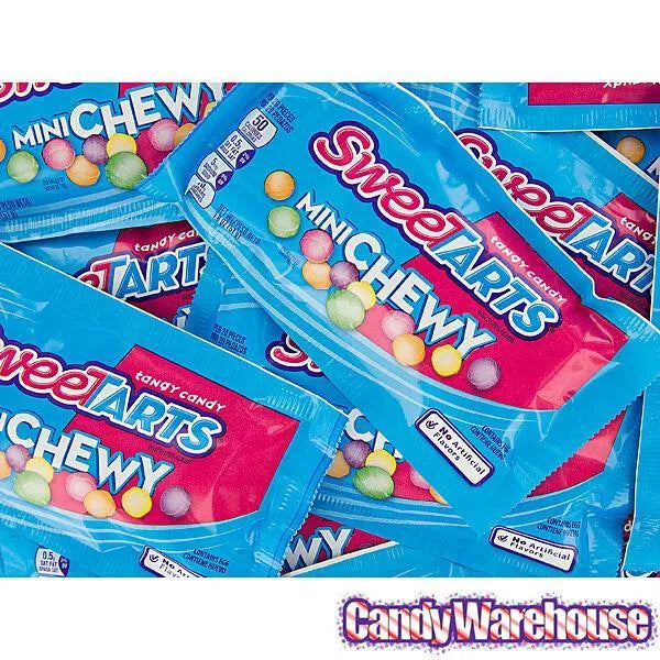 SweeTarts Mini Chewy Candy Packs: 24-Piece Box