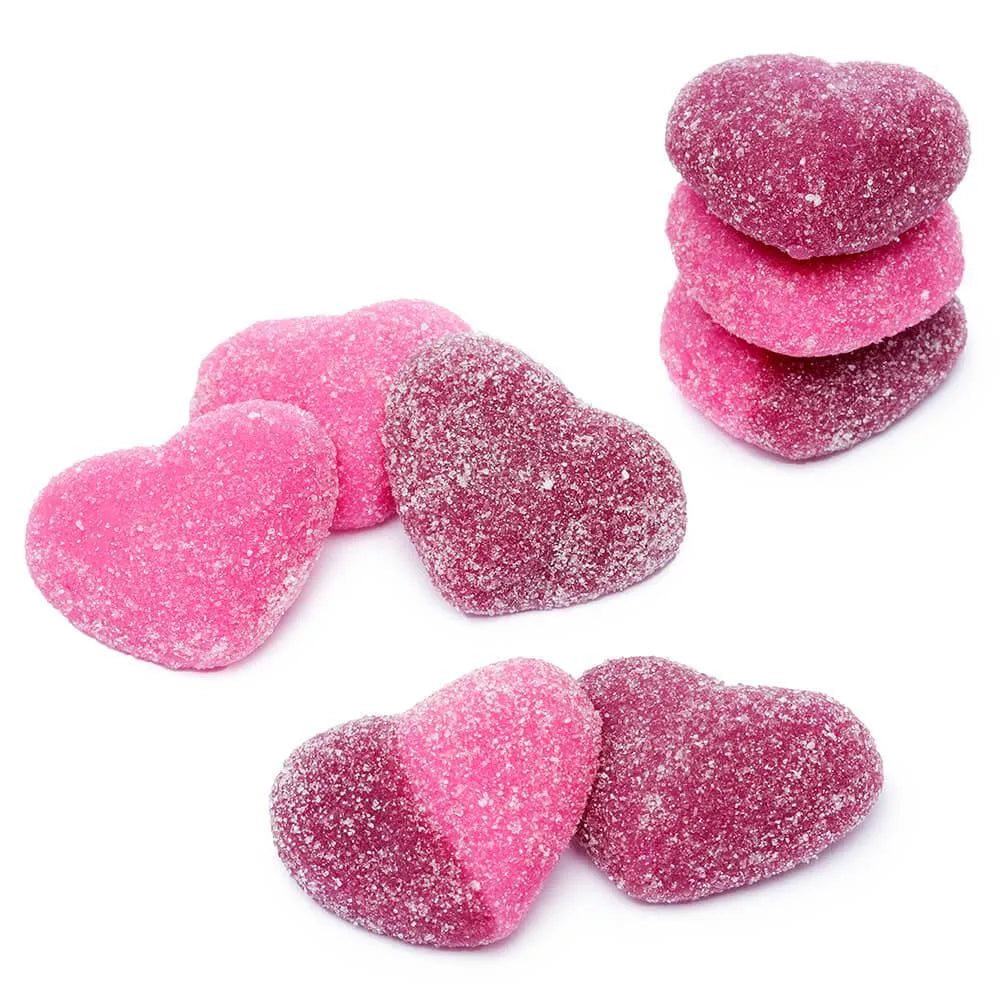 SweeTarts Pink & Purple Hearts Gummies: 11-Ounce Bag